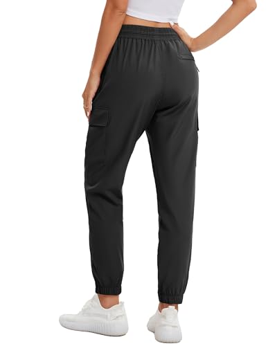 MOURCE Women's Lightweight Quick-Dry Hiking Pants with Zippered Pockets