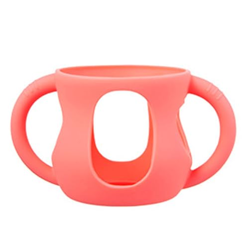 シリコンカバーハンドルの柔軟なボトルホルダーは、ガラスの赤ちゃんのボトル保護カバー用のハンドルショックプルーフボトルスリーブスリーブを備えています