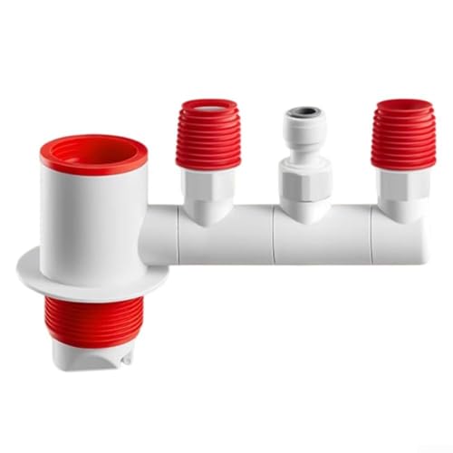Conector de desagüe de alcantarillado, conectores antiolor de alcantarillado, conector de drenaje, versátil rotación de 360°, para todo tipo de tuberías, para fregaderos y lavadoras