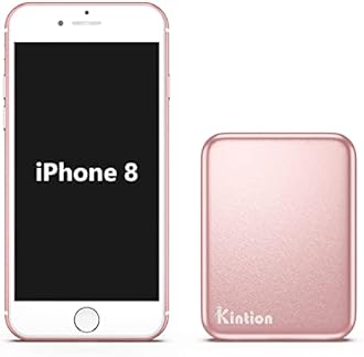 Kintion Pocket Mirror, 1X/3X Magnification LED Compact Travel Makeup Mirror with Light for Purse, 2-Sided, Portable, Folding, Handheld, Small Lighted Mirror for Gift, Rose Gold