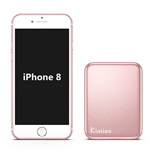 Kintion Pocket Mirror, 1X/3X Magnification Led Compact Travel Makeup Mirror, Compact Mirror With Light, Purse Mirror, Folding, Handheld, Small Lighted Compact Mirror For Gift, Rose Gold #TOP2