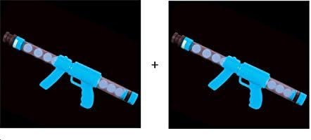 Glow in the Dark Moon Blaster - His Two Pack Set by DOMAGRON