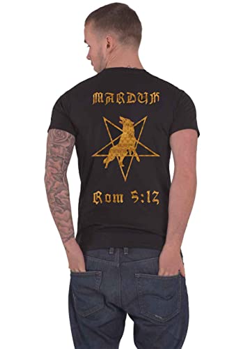 T-shirt Marduk Rom 5:12 homme manches courtes coupe standard regular confortable - 2