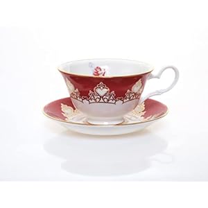 English Ladies Co. Disney Bone China Cup & Saucer : Ariel – The Little Mermaid