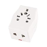 Nombre del producto: Adaptador de enchufe de viaje; Tipo de enchufe: Reino Unido 3 clavijas a Reino Unido 3 clavijas EU AU EE. UU. Socket