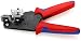Produktbild Knipex Präzisions-Abisolierzange mit Formmessern brüniert, mit Mehrkomponenten-Hüllen 195 mm 12 12 06