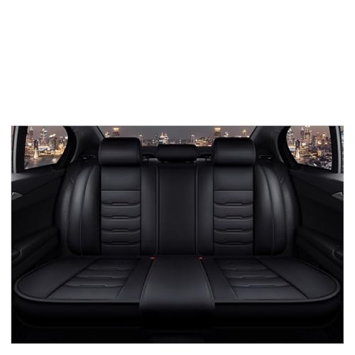 Housse siège voiture universelle pour BMW Série 1 banquette arrière noire