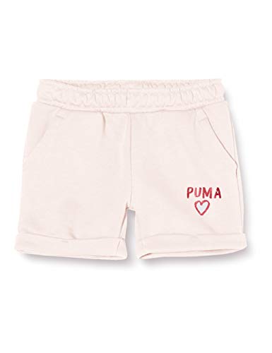PUMA Alpha Shorts G Pantalones Cortos, Niñas, Rosewater, 176