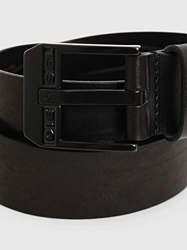 Diesel Bluestar, Cintura Uomo, Nero, 85