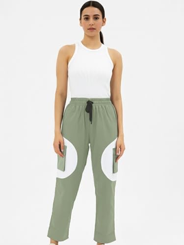 Image of ADDYVERO Women Cargo Lose Fitting Side Pockets Detailing High Waisted Casual Cargo Pant