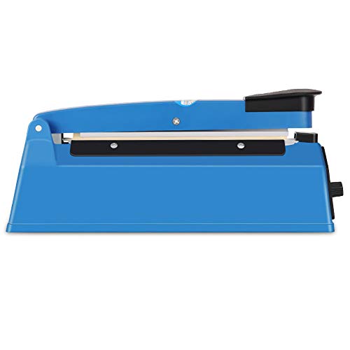 Nachee 8 Inch Impulse Heat Sealer Manual Bags Sealer Heat Sealing Machine ,Manual Poly Bag Heat Sealer Machine For Plastic Bags Pe Pp Bags,Blue #TOP5