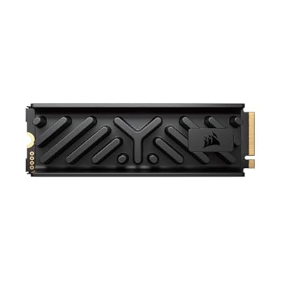 Corsair MP700 Elite 2TB PCIe 5.0 x4 NVMe M.2 SSD – Disipador Térmico de Aluminio Incluido – hasta 10 000MB/sec – Alta Densidad 3D TLC NAND – M.2 2280 – Compatible con DirectStorage – Negro
