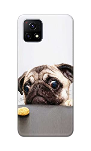 Image of PRINTFIDAA� Printed Hard Back Cover Case for Vivo Y52s | Vivo Y72 5G | Vivo Y31s 5G | Vivo Y52s t1 Back Cover (Pug Dog) -2808