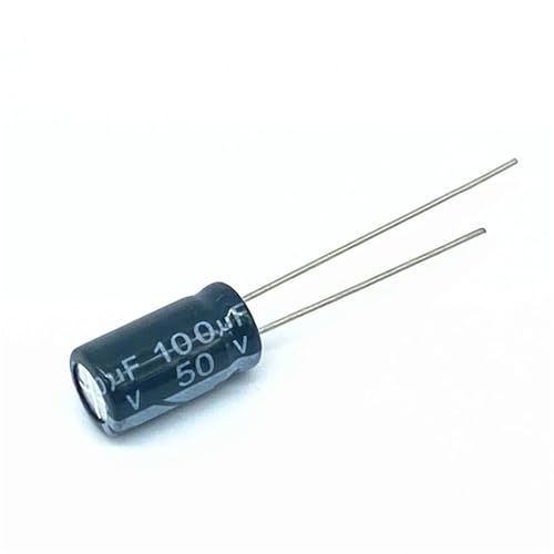 Condensateur électrolytique 50V 100UF pour réparer une carte électronique