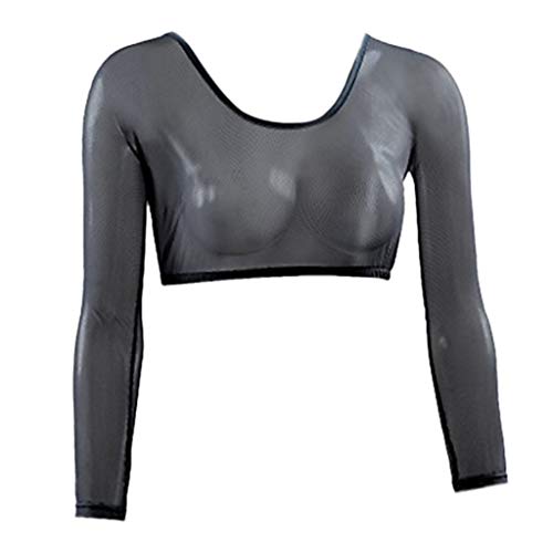 BaZhaHei-Blusa de mujer NuevoTalla Grande sin mangas Brazos Faja Corta Chaqueta de alla de Ombligo Caliente alla de Ropa Interior sin Costuras en Forma Brazo manga para XL Blue 2