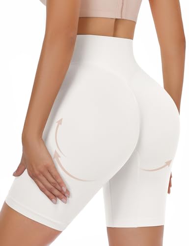 Niwicee Bragas Levanta Glúteos para Mujer Bragas Push Up Control Abdomen Panty Reductor sin Costuras Bragas Reductoras Mujer Costuras Embellecer Cadera Pantalones Fajas Push Up Body Shaper (Blanco, M)