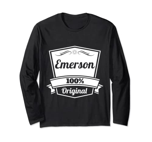 Emerson Gift / Emerson - Nombre personalizado para cumpleaños Manga Larga