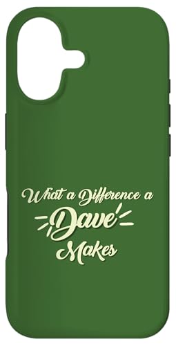What a Difference a Dave Make David Davie �ʔ��� ���O �j�̎q �X�}�z�P�[�X iPhone 17 �p