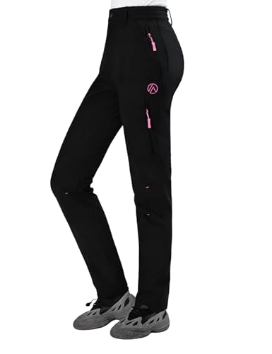 Lista de Pantalones impermeables para Mujer para comprar online. 44 INPAKO - Pantalones de forro polar para mujer, impermeables, aislantes, con aislamiento de softshell para exteriores, nieve, esquí, invierno, cálidos pantalones de senderismo,...