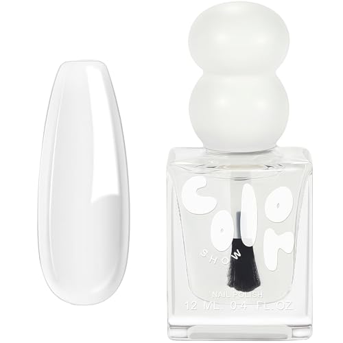 Image of Clear Nail Polish - Top Coat Nail Polish - 2-in-1 Base & Top Coat, Quick-Dry Formula for Long-Lasting Shine, Strengthens & Protects Nails, Water-Based Durable Glossy Finish