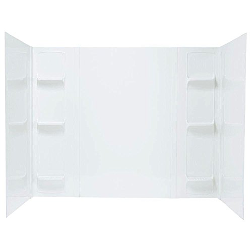 Product Image of the Mustee 56WHT Durawall Fiberglass Bathtub Wall Surround, White