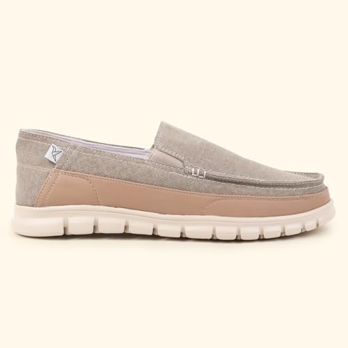 Image of YOHO Loafers for Men | Comfortable Slip on Shoes | Durable Denim Upper | Cushioned Lightweight Footwear | Lofos 101