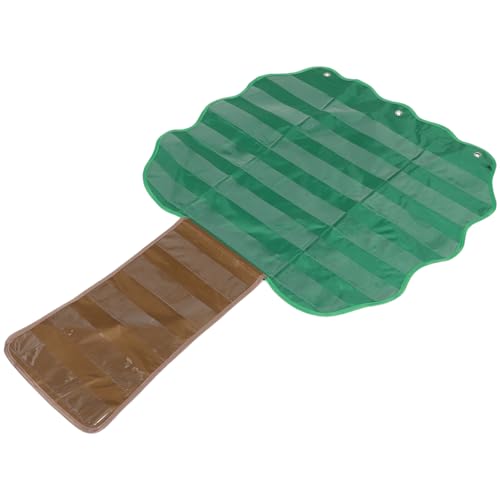 Tableau de l'emploi du temps quotidien portable en polyester vert d'arbre pour l'école