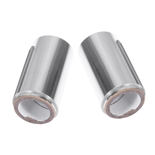 GALPADA 2rollos Herramienta Peluquería Aluminio Diseño Perforado Fácil Usar Versátil Salones Manicura