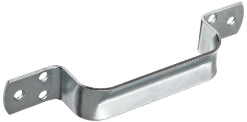 Monroe Steel Non-Threaded Pull Handle, Rectangular Grip, Zinc Plated Finish, 11-1/8