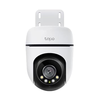 Camera de Segurança wifi Externa TP-Link Tapo C500, 1080p Full HD, 360° de Alcance, Visão Noturna, a prova d´água IP65, Áudio de Duas Vias, Compatível com Alexa, 512G de Armazenamento Local