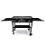 Gas One Propane Burner Grill–36-Inch Flat Top Grill Griddle Cooking Station–Foldable 4 Burner Propane Grill with Pre-Seasoned Griddle–Professional Burners for Outdoor Cooking with Side Shelves, Black