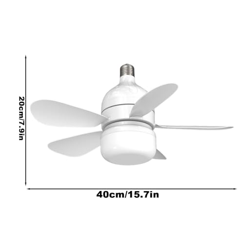 Ampoule de ventilateur réglable avec télécommande pour la maison