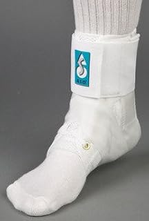 Ankle Stabilizing Orthosis w/Inserts (Medium - White)