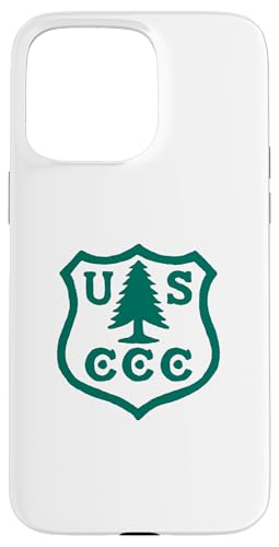 Vintage Civilian Conservation Corps Retro CCC Logo X}zP[X iPhone 15 Pro Max p