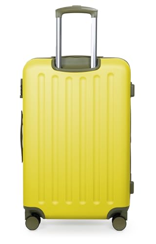 Image of HAUPTSTADTKOFFER - Spree - Hartschalen-Koffer Koffer Trolley Rollkoffer Reisekoffer, Lemon, SET (S+M+L), Suitcase set
