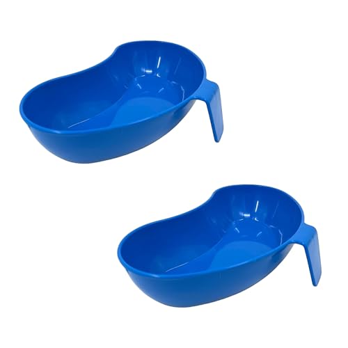 Chabrias Ltd - Polypropylene Vomit Bowl with Handle 1.5L Pack Lightweight Sick Bowl, Durable & Easy to Clean | Reusable Medical Basin | Medical Sick Bowl, Care Home, Autoclavable, UK Made