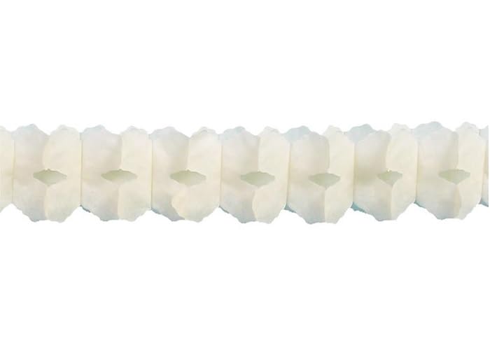 Guirlande Papier Twist Blanc 3. 6m