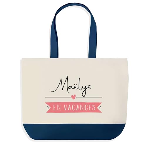 Sac de course Planetee bleu idéal pour les vacances et le marché