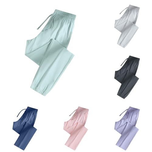 Image of Ice Silk Pants for Women Over 50 - Casual Women's Unisex Ultra | Soft Quick Drying Pants