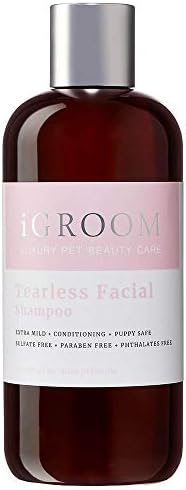 iGroom Tearless Facial Dog Shampoo, Luxury Pet Beauty Care, Ultra Mild to Eyes, Restore Skins Natural Moisture, Made in USA, 16 oz image 3