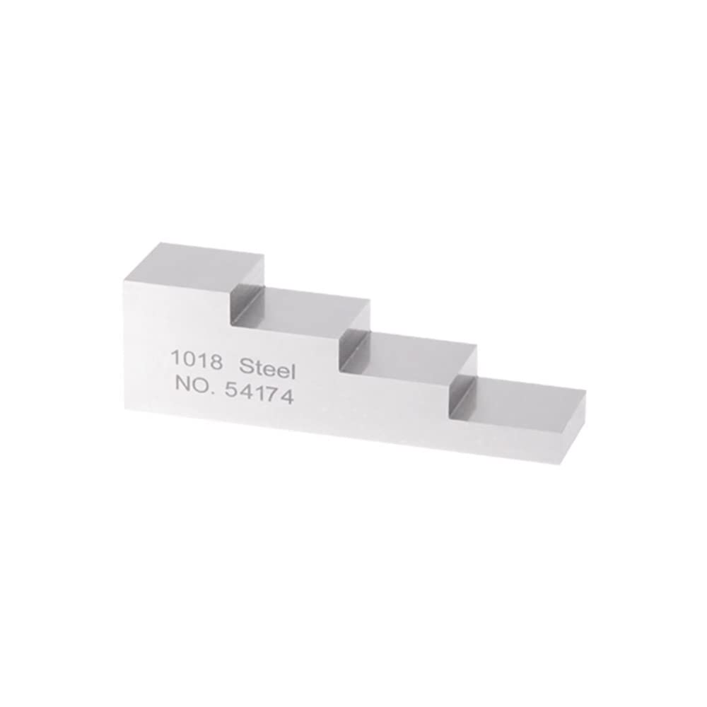 YUSHI 4 Step 0.25 '' 0.5 '' 0.75 '' 1 '' Blocco di calibrazione della prova per spessore e linearità in NDT Test w/acciaio 1018