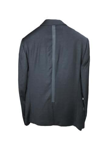 Men's Notch Lapel Suit Two Pieces Tuxedos Jacket and Dark Navy Blue Pants for Homecoming Uniform2