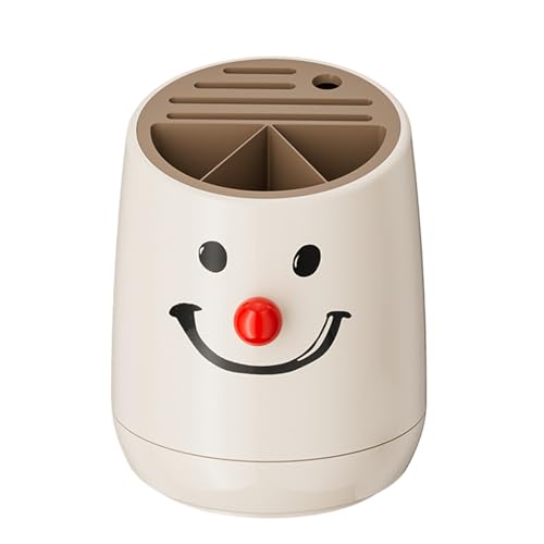 Rotating Kitchen Cutter Holder – rotating cutter block° Compact Storage Organizer with Cute Design | Space-Saving Knife & Utensil Stand for Home, Family Cooking, and Kitchen Countertop Organization