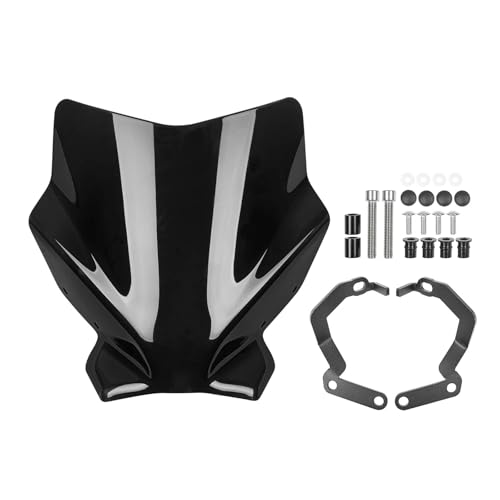 Windschild Windabweiser Für Ducati Für Monster 821 2014-2020 Windschutzscheibe Windschutz Motorrad Windabweiser Bildschirm Schild Zubehör(Smoke)