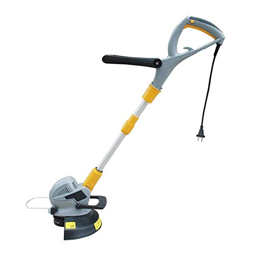 Samnuerly Cortacésped rotativo Cortacésped de 600 W, Corte de desbrozadora Ajustable, Ancho de Corte de 29 cm con empuñadura Auxiliar, cortacésped portátil fo.