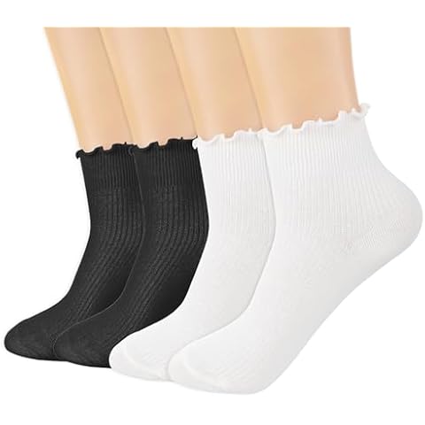 Yolev Cute Ruffle Ankle Socks for Women Cover