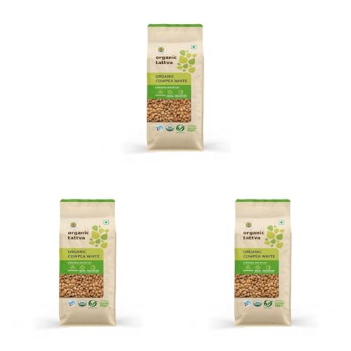 Image of Organic Tattva Cowpea White, 500g (Pack of 3)