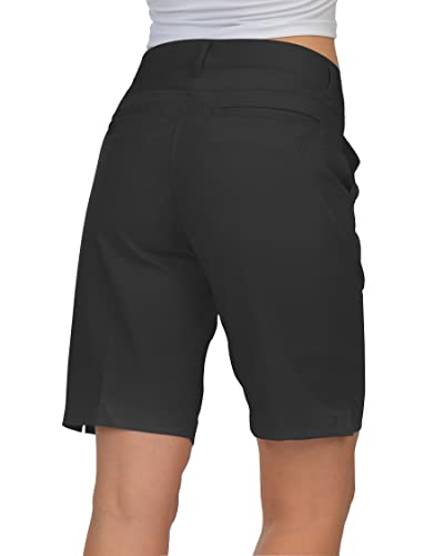 Lesmart Womens Golf Shorts Lightweight Stretch Relaxed Fit Knee Length Ladies Bermuda Shorts2
