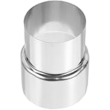 PENIKOKO 不锈钢製耐久ガス給湯器排気管レデューサーアダプター 変換コネクター 排煙管接続用 耐摩耗 簡単取付 配管部品
