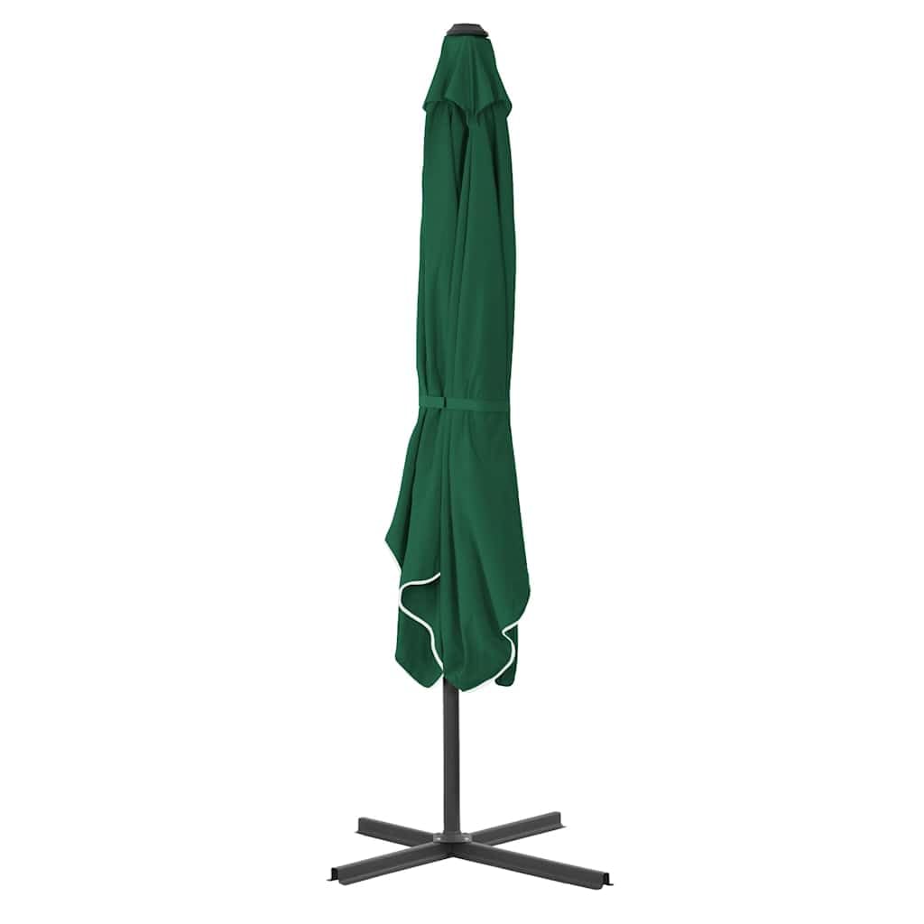 vidaXL Sonnenschirm 250x250cm Grün Ampelschirm Marktschirm Gartenschirm Schirm